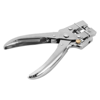 Eyelet Setting Pliers ชุดหมุดย้ำคีมเจาะเข็มขัดหลุมตาไก่เครื่องมือ100Pcs Easyตาไก่คีมติดตั้งกดHollow Grommets