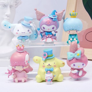 ☫✴Melody Dream Series กล่องตาบอดสาวน่ารักพุดดิ้งหัวใจ Kulomi อบเชยสุนัข Sanrio กล่องตาบอดรุ่น Motherland