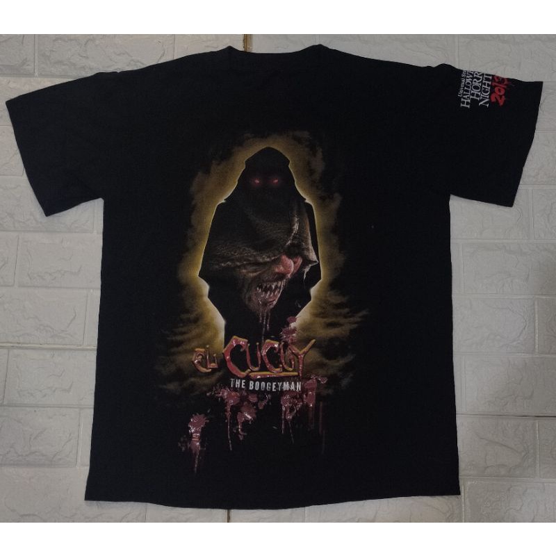 เสื้อยืด สยองขวัญ Halloween Horror Nights X American  Horror Story X The Boogeyman ปี 2013 สภาพ 95% 