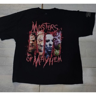 เสื้อยืด สยองขวัญ Halloween Horror Nights X Mastes of Mayhem สภาพ 95% สวยมาก