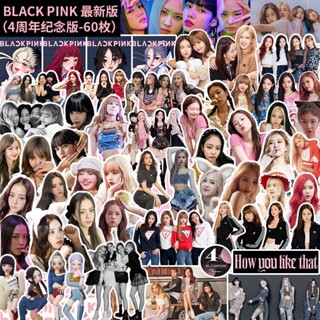 ◇BLACK PINK ใหม่อัลบั้มคู่มือสติกเกอร์ LISA JENNIE ROSE Zhixiu star รอบสติกเกอร์ตกแต่ง