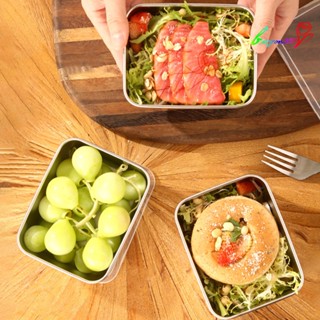 【AG】Lunch Box Stainless Steel Picnic Bento Box Large Capacity Lunch Container for Home School