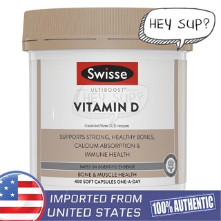 Swisse Ultiboost Vitamin D 400 Capsules