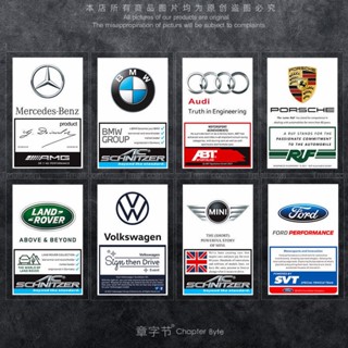 สติกเกอร์ กันน้ํา ลาย BBA German Series JDM สําหรับตกแต่งรถยนต์ BMW BMW