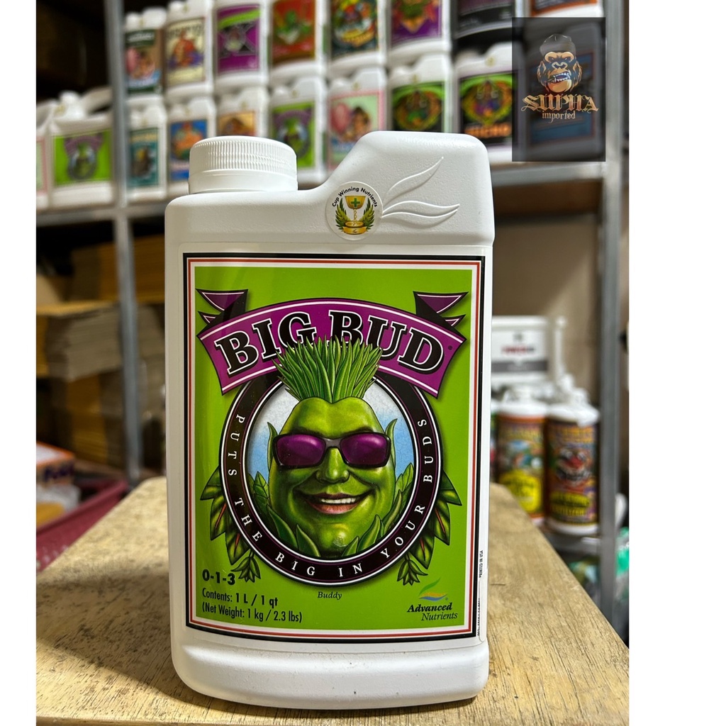 ปุ๋ย Big Bud Advanced Nutrients ปุ๋ยเร่งดอกใหญ่เพิ่มน้ำหนักดอกและผลผลิต( ขนาด 1ลิตร-4ลิตรขวดแท้โรงงานเมกา)