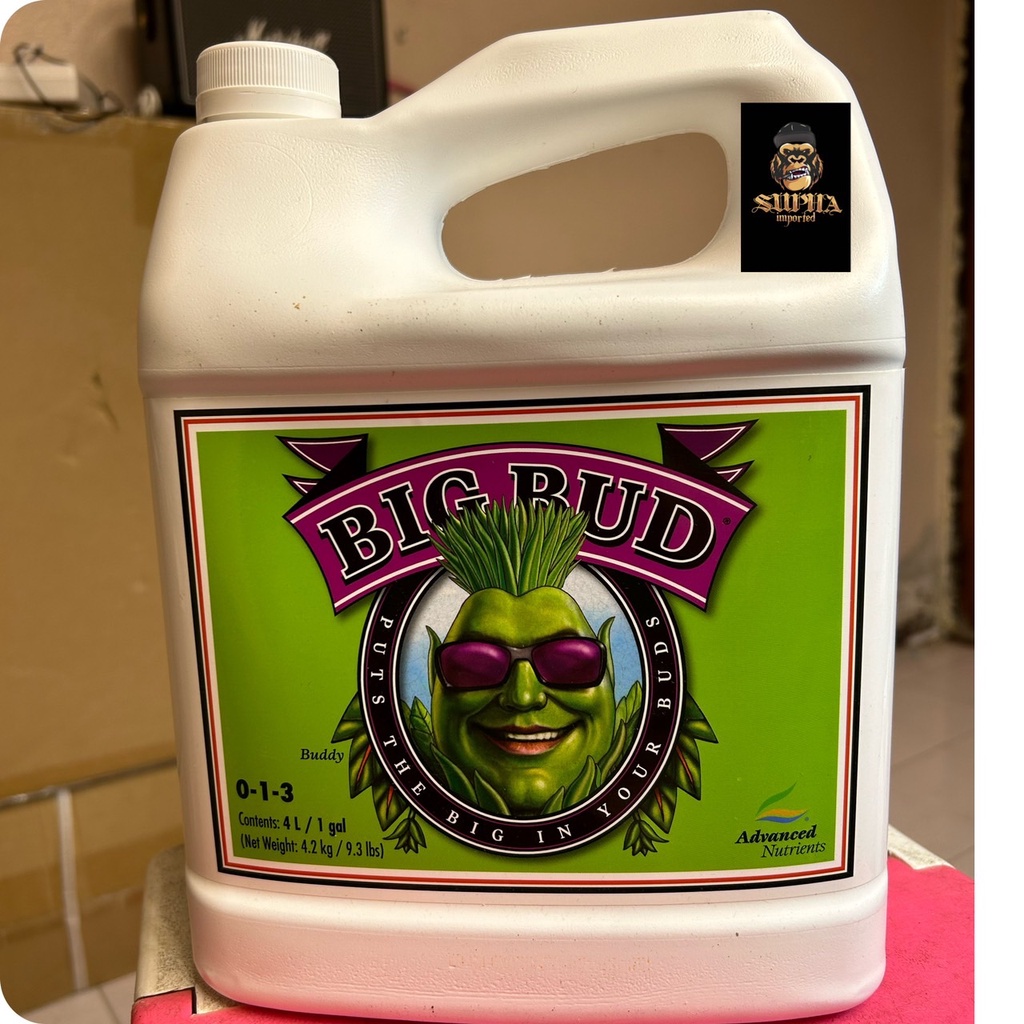 ปุ๋ย Big Bud Advanced Nutrients ปุ๋ยเร่งดอกใหญ่เพิ่มน้ำหนักดอกและผลผลิต( ขนาด  1ลิตร-4ลิตร-500MLขวดแท้โรงงานเมกา)