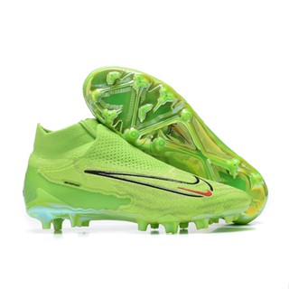 Nike Phantom GX Elite FG รองเท้าฟุตบอล ชุบไฟฟ้า สีเขียว ข้อสูง 39-45