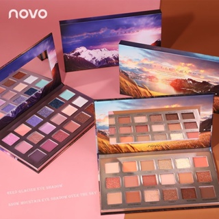 ▨✙◆NOVO อายแชโดว์พาเลทท์อินดาราอินเทอร์เน็ตยอดนิยม ราคาไม่แพง นักเรียนรายวัน แต่งหน้าแบบไม่ต้องถอด กันน้ำ เครื่องสำอางกล