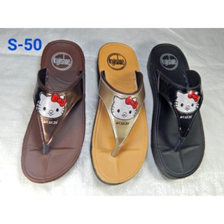 Kuji S-50รองเท้าหูคีบสวมสบายสไตล์fitflopไซส์37-40