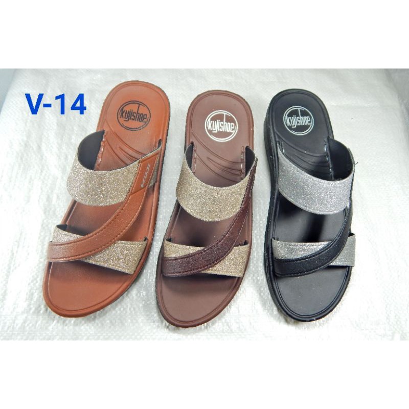 Kuji V-14รองเท้าสวมสไตล์fitflopไซส์37-40