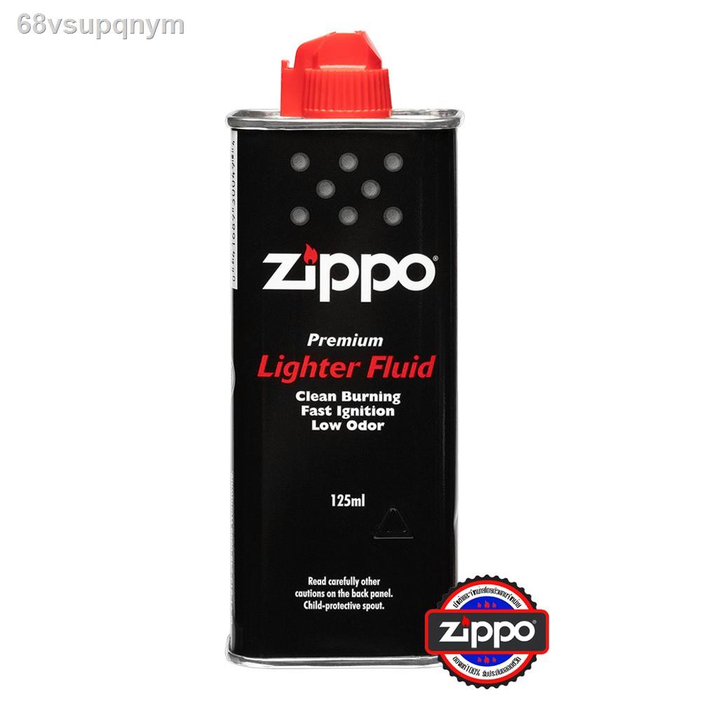 ♚❣♠Zippo ชุดน้ำมัน ถ่าน ไส้ สำหรับไฟแช็กซิปโป้ Fluid+Flint+Wick set