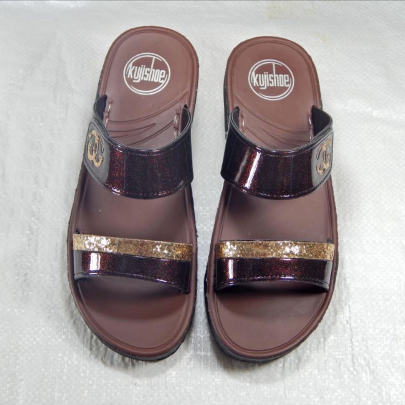 Kuji V-19รองเท้าแตะสวมสไตล์fitflopไซส์37-40