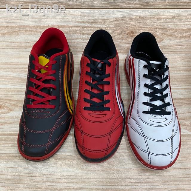 ✜GiGa รุ่น FG409  รองเท้าฟุตซอล สีดำ/แดง /ขาว