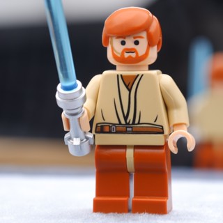 LEGO Obi-Wan Kenobi Orange Hair Headset Star Wars