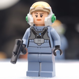 LEGO Rebel Pilot A-wing Sand Blue Star Wars