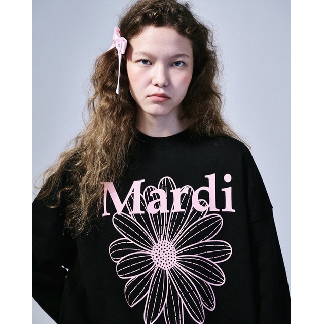 🇰🇷 พรี/พร้อมส่ง Mardi Mercredi Sweatshirt Flower Mardi