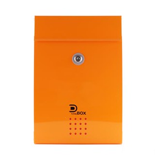 ตู้จดหมาย D MAIL BOX MB5005 สีส้ม/เบจ
