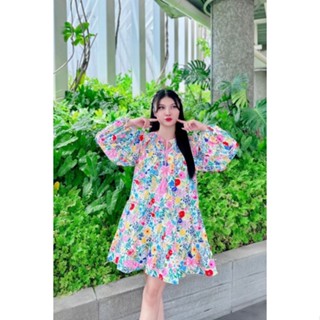 น้องดอกจิ๋ว โทนสีหวานน่ารักสดใส ดีเทลมินิเดรส