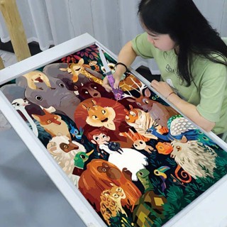 ภาพวาดสีน้ํามันดิจิทัล ลายการ์ตูนอนิเมะ แฮนด์เมด DIY สําหรับเด็ก