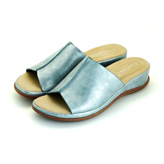 Pierre Cardin รองเท้าผู้หญิง รองเท้าแตะ รองเท้าแตะเพื่อสุขภาพ นุ่มสบาย ผลิตจากหนังแท้  สีฟ้า รุ่น 53BS150