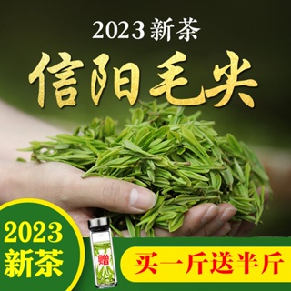 ☈Tea 【ซื้อส่อเสียดแถมส่อเสียดฟรีครึ่งสลึง】Xinyang Maojian 2023 New Tea Rain Spring Tea Alpine Cloud Bulk Green Tea
