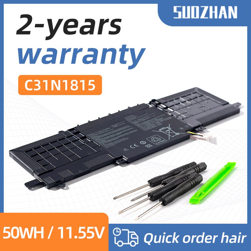 SUOZHAN  11.55V 50Wh C31N1815 Laptop Battery For Asus ZenBook 13 U3300FN UX333 UX333F UX333FA UX333F