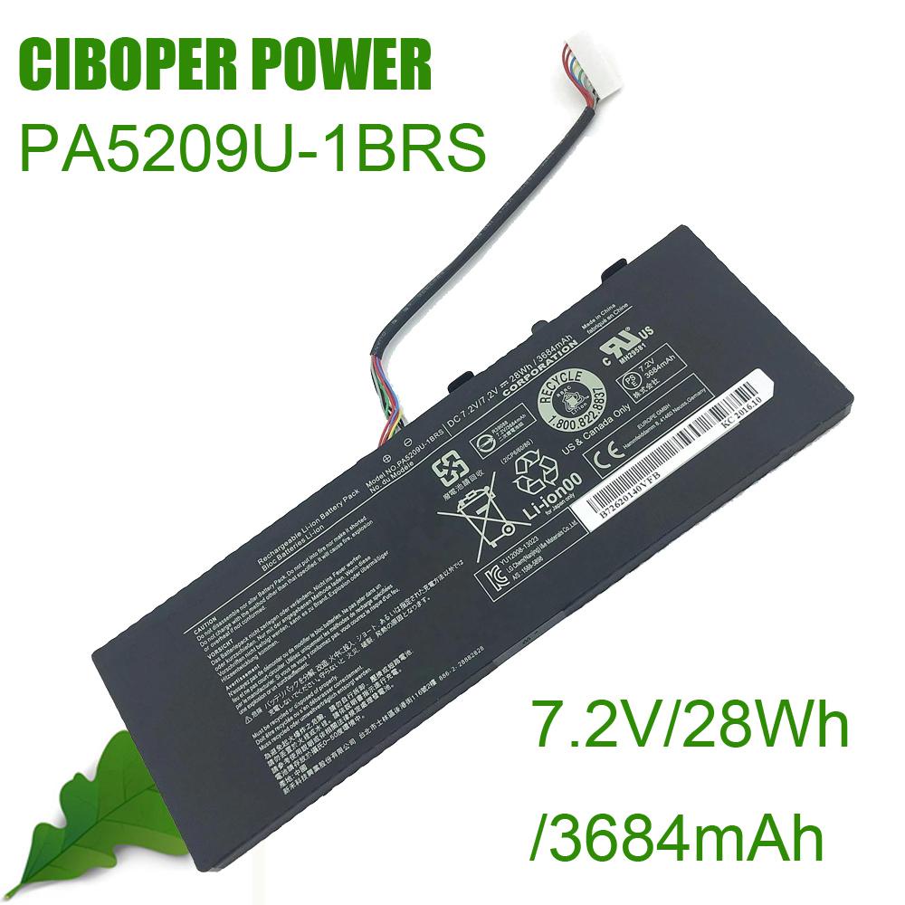 CP Genuine Battery PA5209U-1BRS 7.2V/28WH/3684mAh For SATELLITE L15W-B1302 L15W-B1310 L15W-B1208X L1