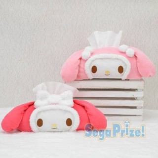 ✨พร้อมส่ง✨ของแท้ 💯% จากJP 🇯🇵 • กล่องใส่ทิชชู่ Sanrio My Melody จากตู้คีบญี่ปุ่น