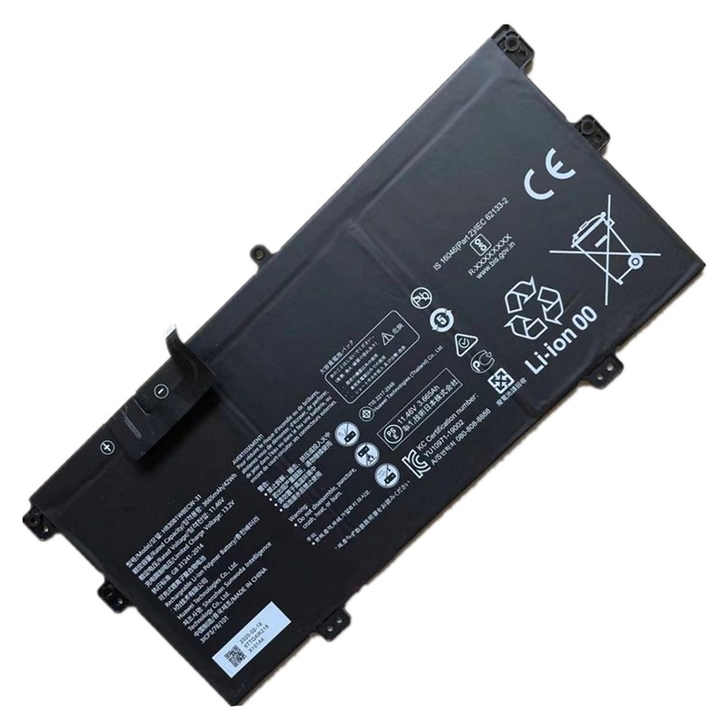 New HB30B1W8ECW-31 Laptop Battery 11.46V 42Wh 3665mAh For Huawei MateBook X 2020 EUL-W19P EULD-WFE9 