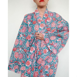 Lotus India Hand block Robe