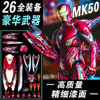 ▽¤✐Zhongdong mk50 Iron Man Marvel ของแท้ Nano Armor ของขวัญกล่อง 10th Anniversary Edition mk123467