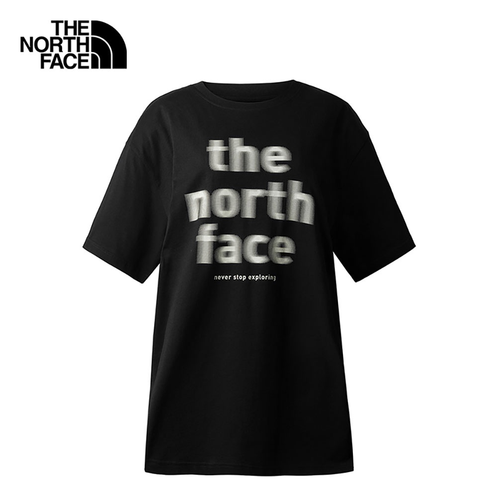 THE NORTH FACE W S/S TNF OVERSIZE TEE - AP - TNF BLACK เสื้อยืดแขนสั้น