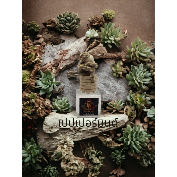 น้ำหอมติดรถยนต์ BR Perfume กลิ่น เปปเปอร์มินต์  8ml.