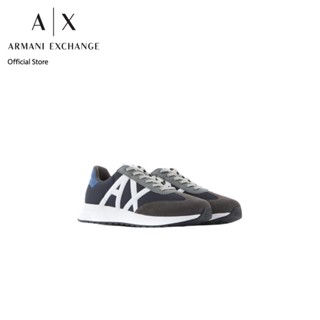 AX Armani Exchange รองเท้าผ้าใบผู้ชาย รุ่น AX XUX071 XV527M216 - สีกรมท่า