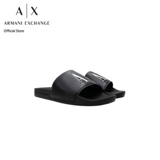 AX Armani Exchange รองเท้าแตะผู้หญิง รุ่น AX XDP011 XV30300002 - สีดำ