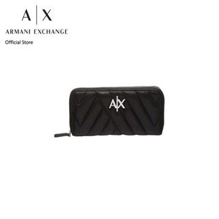 AX Armani Exchange กระเป๋าสตางค์ผู้หญิง รุ่น AX 948068 2F74500020 - สีดำ