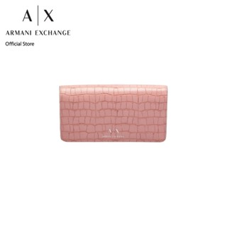 AX Armani Exchange กระเป๋าสตางค์ผู้หญิง รุ่น AX 948531 2F75017670 - สีชมพู