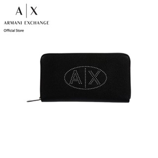 AX Armani Exchange กระเป๋าสตางค์ผู้หญิง รุ่น AX 948068 2F75300020 - สีดำ