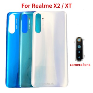 ฝาครอบแบตเตอรี่ด้านหลัง พร้อมกล้อง แบบเปลี่ยน สําหรับ Realme X2 XT RMX1991 1992 1993 RMX1921