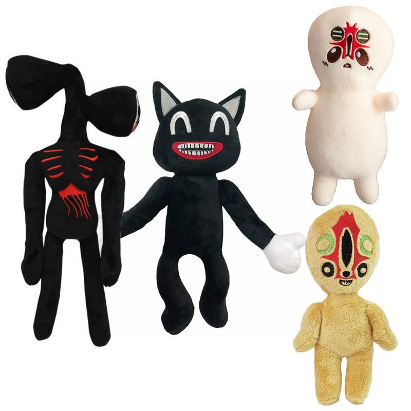 ❤❤❤🔊In stock🔊【Ready Stock】 SCP-173 Plush Toy 25cm/9.84inch Cute Pegatinas Siren Head Stuffed Doll