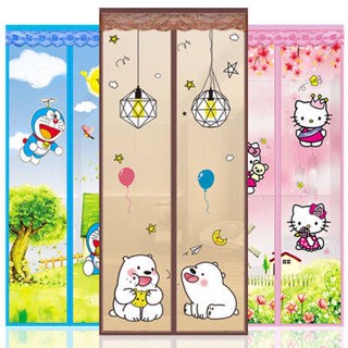 มุ้งลวดแม่เหล็ก มุ้งกันยุงติดประตู Velcro anti-mosquito door curtain home magnetic screen door paste summer rural bedroom screen window net partition curtain no punching เพิ่มเติม