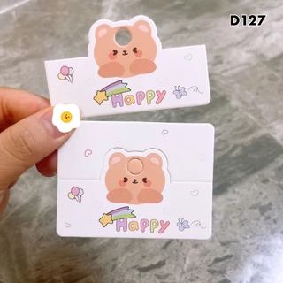 🤎พร้อมส่ง🤎(D127)หัวกระดาษลายการ์ตูน 50 แผ่น