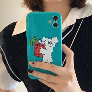 เคสโทรศัพท์มือถือ ลายการ์ตูนลูกสุนัขช้อปปิ้ง รวมทุกอย่าง สําหรับ Iphone Apple 13 xs 12promax 11 XR 7 8p