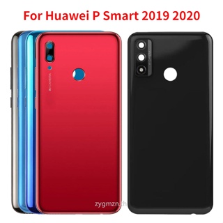 ใหม่ เคสแบตเตอรี่ด้านหลัง พร้อมกรอบเลนส์กล้อง และโลโก้ สําหรับ Huawei P Smart 2019 2020