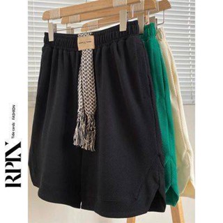 กางเกงขาสั้น RPIN King Size 2-300 จิน American Vintage Fat MM Shorts Summer Loose Men and Women Couple Wide Leg Cropped Pants