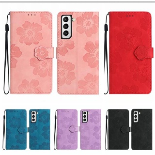 เคสโทรศัพท์มือถือหนัง PU ฝาพับ ลายดอกไม้นูน พร้อมช่องใส่บัตร สําหรับ Tecno POP 7 PRO Spark 10 4G 10C GO 2023