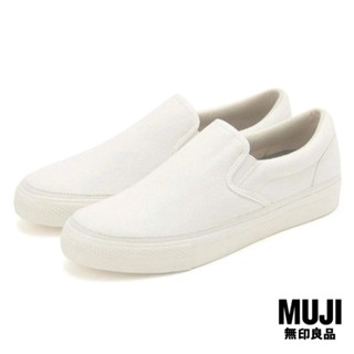 มูจิ รองเท้าผ้าใบกันละอองน้ำ - MUJI Less Tiring Slip On Sneakers