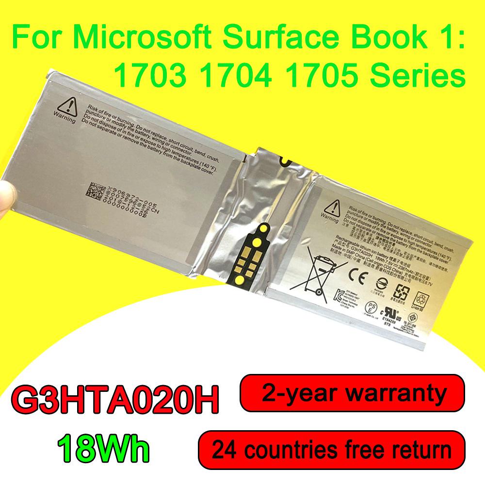 G3HTA020H 7.5V 18Wh Laptop Battery For Microsoft Surface Book 1 1703 1704 1705 for Surface Book CR7 DAK822470K G3HTA044H