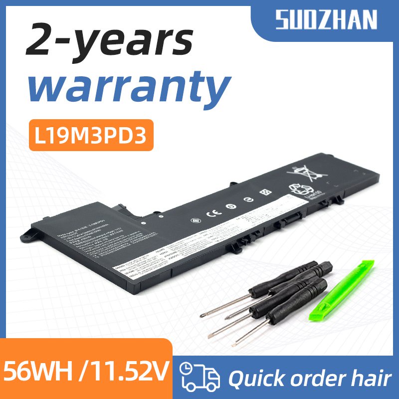 SUOZHAN L19M3PD3 Laptop Battery Compatible for Lenovo Ideapad S540-13API 81XC 13IML 81XA Pro 13 Seri