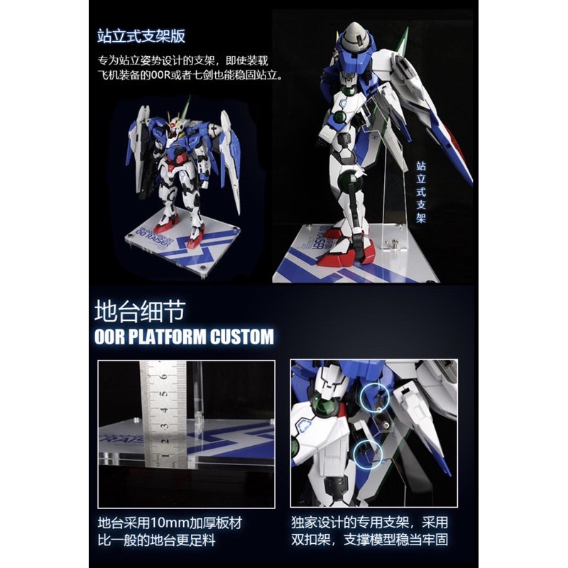 ❤❤❤X!ACTION BASE PG 1/60 OO GUNDAM ฐานตั้งกันดั้ม